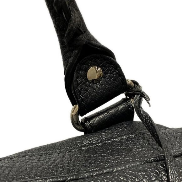 BALENCIAGA - Black Leather Handbag 451-082925 - Picture 9 of 14